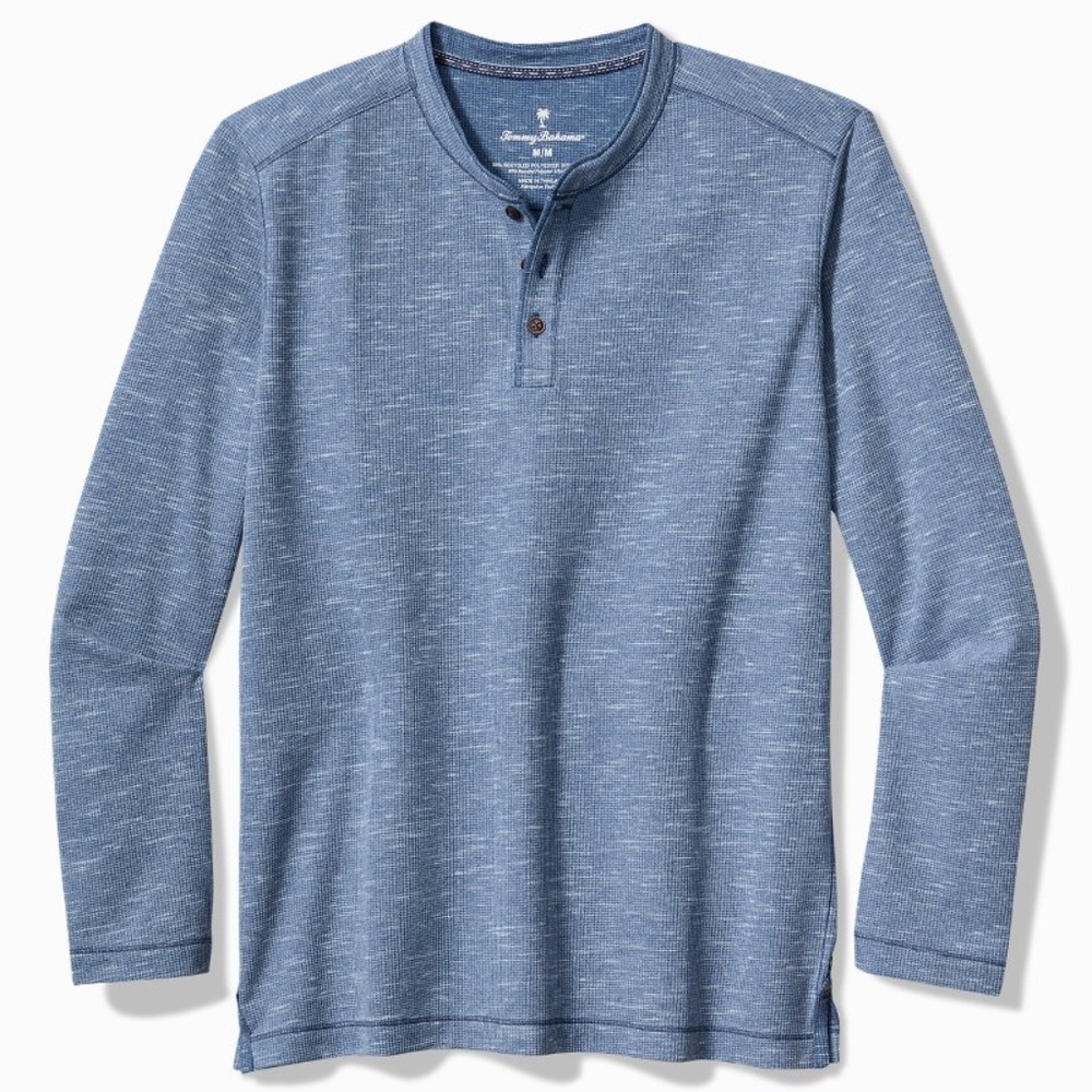 Tommy Bahama Men's Morro Beach Long-Sleeve Henley EUC